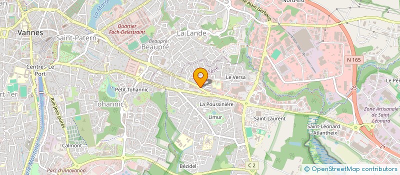 localisation de l'entreprise SCI DU POULFANC à SENE