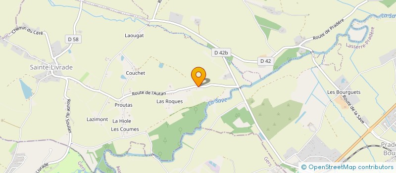 localisation de l'entreprise SCI DU POULON à SAINTE-LIVRADE