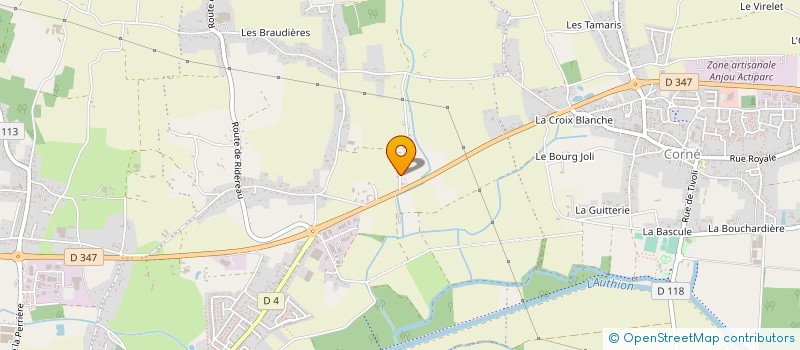 localisation de l'entreprise SCI DU POULPE DE JADE  LOIRE-AUTHION