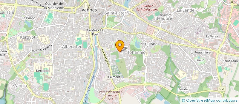 localisation de l'entreprise SCI DU POULVERN à VANNES