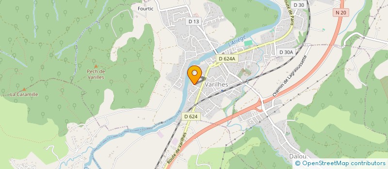 localisation de l'entreprise SCI DU POUNTET à VARILHES