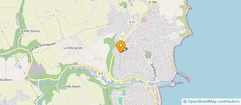 localisation de l'entreprise SCI DU POURQUOI PAS  BINIC-ETABLES-SUR-MER