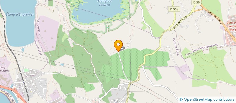 localisation de l'entreprise SCI DU POURRA  PORT-DE-BOUC