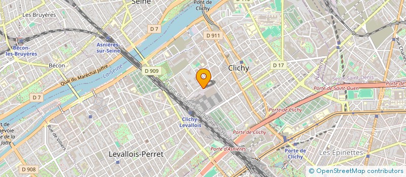 localisation de l'entreprise SCI DU POURTOUR à CLICHY