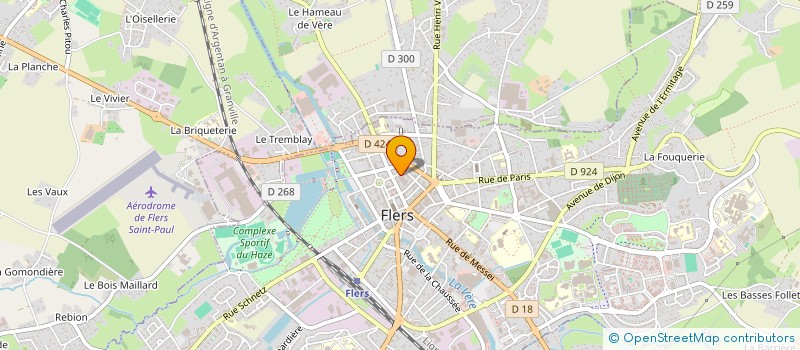 localisation de l'entreprise SCI DU POURTOUR DU CHAMP DE FOIRE à FLERS