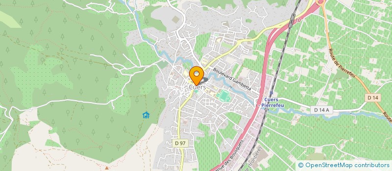 localisation de l'entreprise SCI DU POUVEREL à CUERS