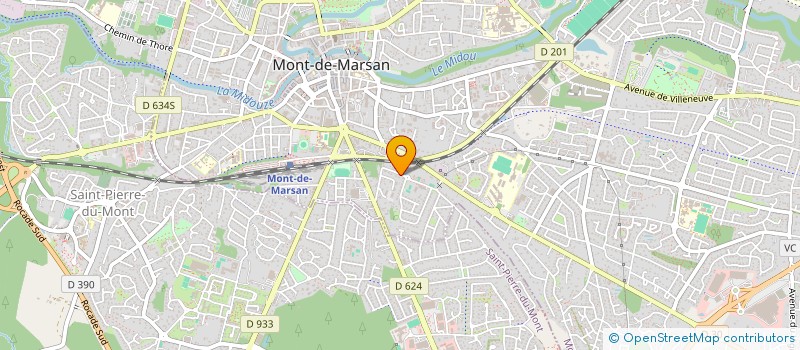 localisation de l'entreprise SCI DU POUY  MONT-DE-MARSAN