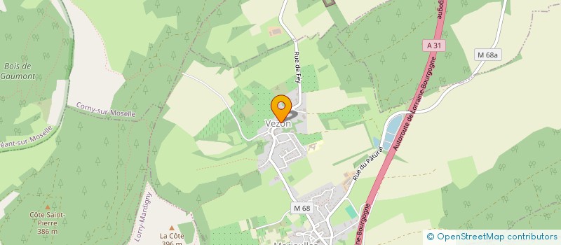 localisation de l'entreprise SCI DU POYA  MARIEULLES