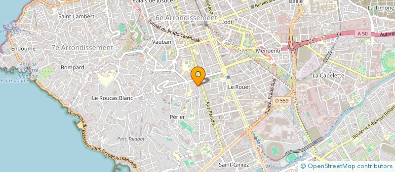localisation de l'entreprise SCI DU PRA CHASTAING à MARSEILLE