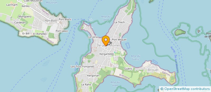 localisation de l'entreprise SCI DU PRADO  ILE-AUX-MOINES
