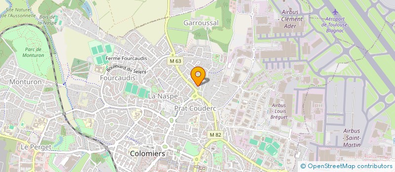 localisation de l'entreprise SCI DU PRAT à COLOMIERS