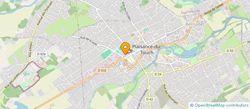 localisation de l'entreprise SCI DU PRAT  PLAISANCE-DU-TOUCH