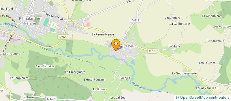 localisation de l'entreprise SCI DU PRE à REMALARD-EN-PERCHE
