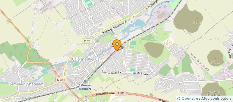 localisation de l'entreprise SCI DU PRE  CALONNE-RICOUART