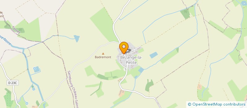 localisation de l'entreprise SCI DU PRE  BEZANGE-LA-PETITE