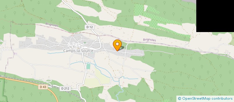 localisation de l'entreprise SCI DU PRE AU CHER  CAMPS-LA-SOURCE