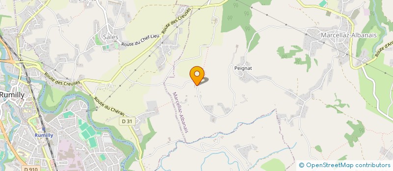 localisation de l'entreprise SCI DU PRE AUX BICHES  MARCELLAZ-ALBANAIS