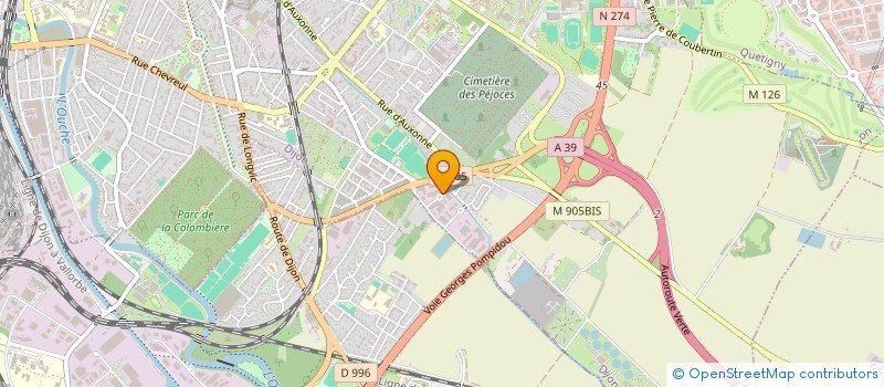 localisation de l'entreprise SCI DU PRE AUX MOINES à DIJON