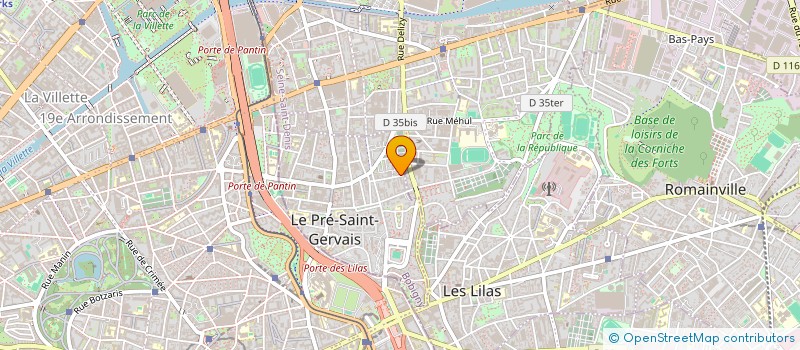 localisation de l'entreprise SCI DU PRE BLANC à LE PRE-SAINT-GERVAIS