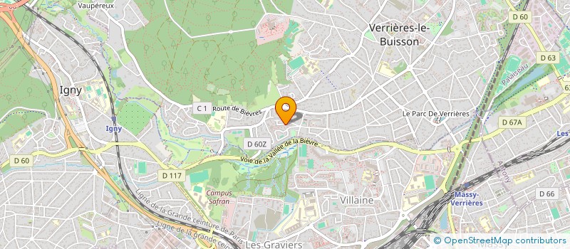 localisation de l'entreprise SCI DU PRE BOUCHARD à VERRIERES-LE-BUISSON