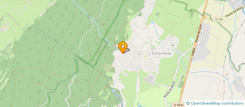 localisation de l'entreprise SCI DU PRE BRENOUD  ECHENEVEX