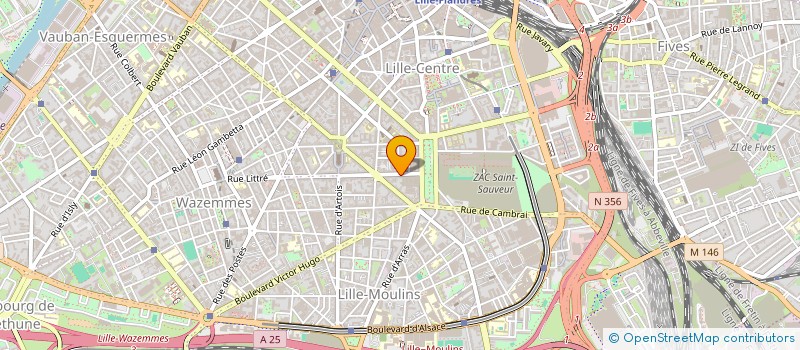 localisation de l'entreprise SCI DU PRE CATELAN 2007  LILLE