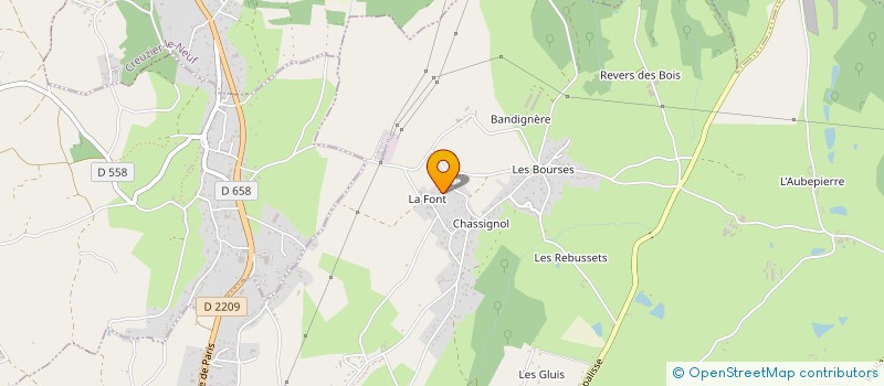 localisation de l'entreprise SCI DU PRE CHARMANT à CUSSET