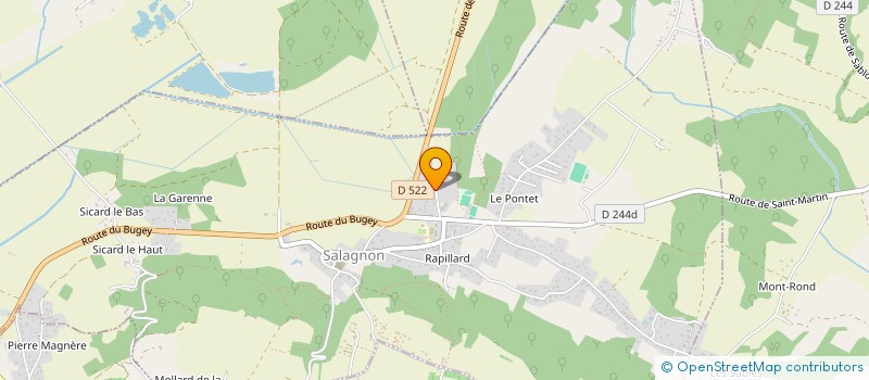 localisation de l'entreprise SCI DU PRE CHATELAIN  SALAGNON