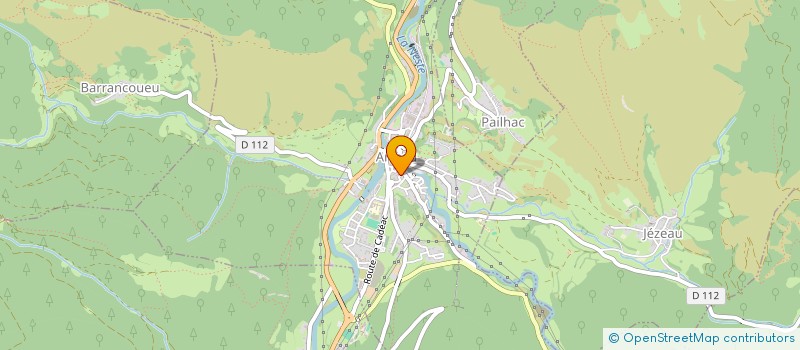 localisation de l'entreprise SCI DU PRE COMMUN  ARREAU