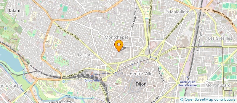 localisation de l'entreprise SCI DU PRE D'ANON à DIJON