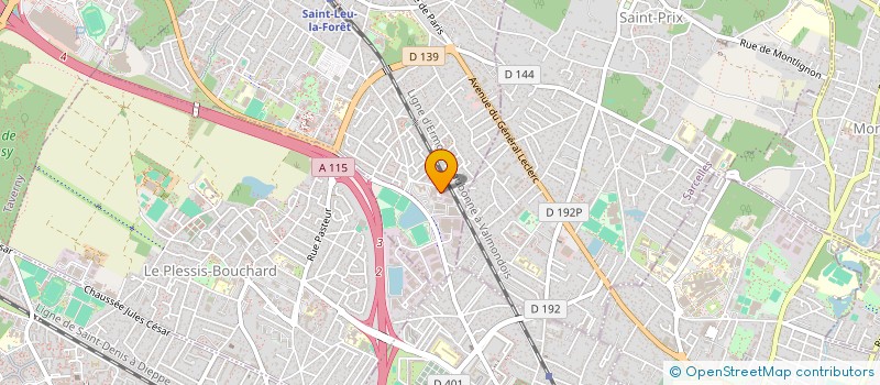 localisation de l'entreprise SCI DU PRE D HACQUEVILLE  SAINT-LEU-LA-FORET