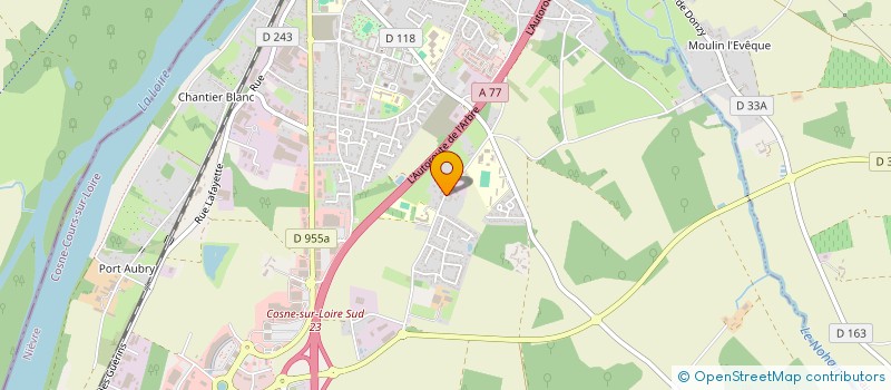 localisation de l'entreprise SCI DU PRE DE CHAPPE à COSNE-COURS-SUR-LOIRE