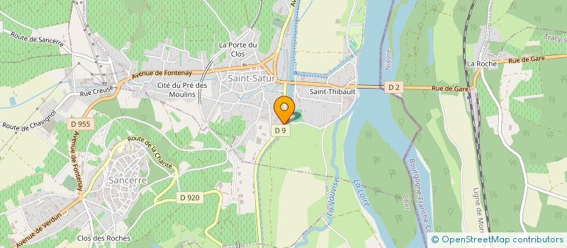 localisation de l'entreprise SCI DU PRE DE CHAPPE  SAINT-SATUR