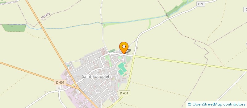 localisation de l'entreprise SCI DU PRE DE FORFRY  SAINT-SOUPPLETS