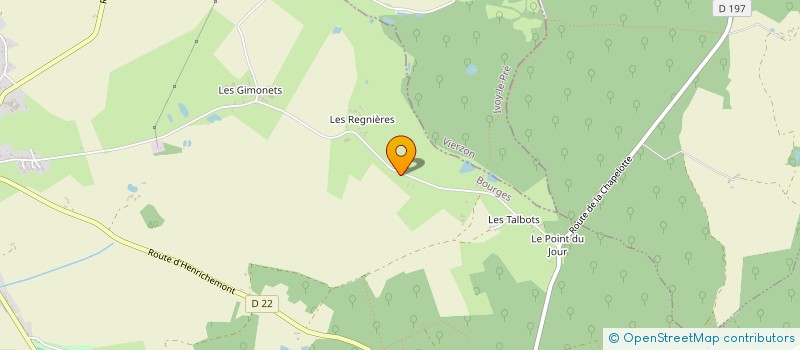 localisation de l'entreprise SCI DU PRE DE LA BARRIERE  HENRICHEMONT