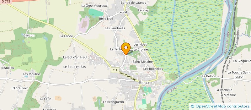 localisation de l'entreprise SCI DU PRE DE LA COUR  RIEUX