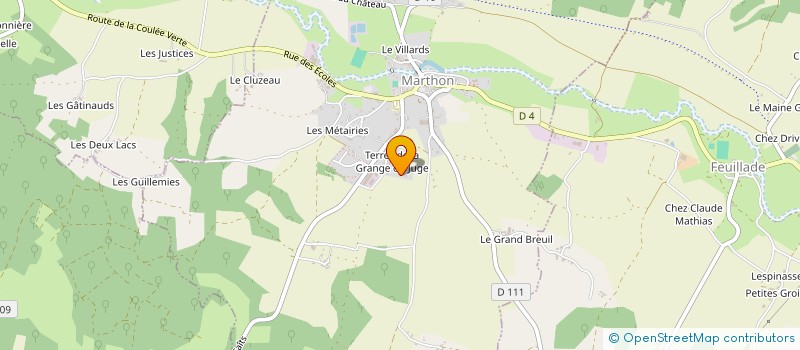 localisation de l'entreprise SCI DU PRE DE LA CURE  MARTHON