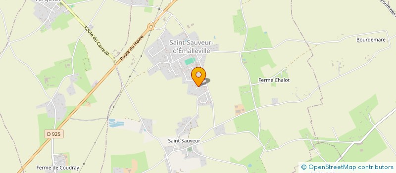 localisation de l'entreprise SCI DU PRE DE LA POINTE  SAINT-SAUVEUR-D'EMALLEVILLE