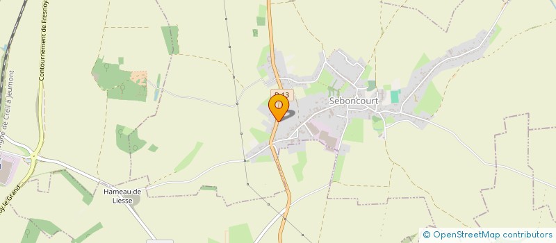 localisation de l'entreprise SCI DU PRE DE VILLE  SEBONCOURT