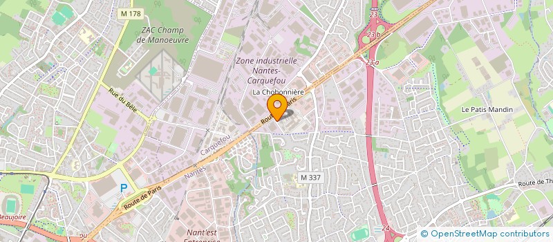 localisation de l'entreprise SCI DU PRE DES LIARDS  SAINTE-LUCE-SUR-LOIRE