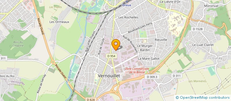 localisation de l'entreprise SCI DU PRE DES TOIS CORNEILLES à VERNOUILLET