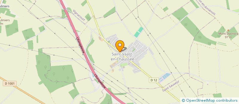 localisation de l'entreprise SCI DU PRE DORE  LA CHAUSSEE-TIRANCOURT