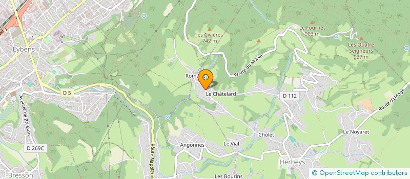 localisation de l'entreprise SCI DU PRE DU MAS  HERBEYS