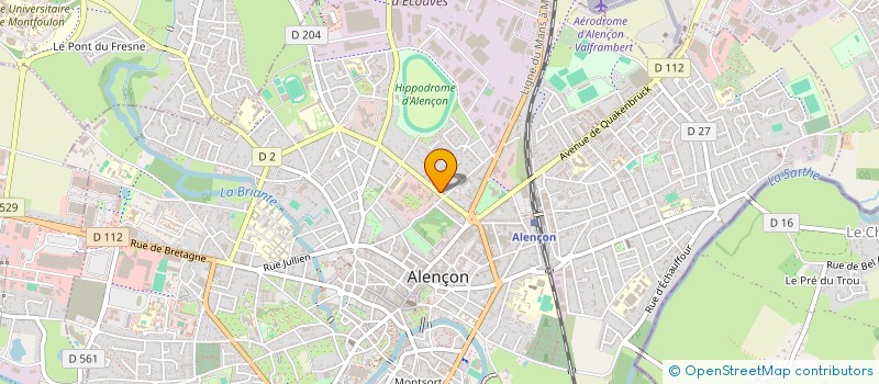 localisation de l'entreprise SCI DU PRE EN O à ALENCON