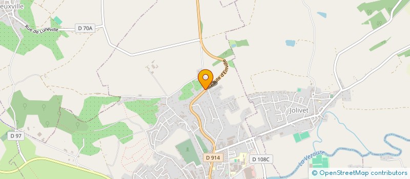 localisation de l'entreprise SCI DU PRE FONTAINE  LUNEVILLE