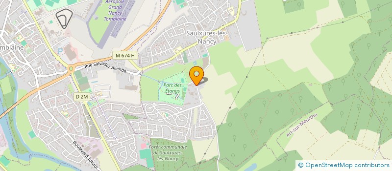 localisation de l'entreprise SCI DU PRE GREMILLON  SAULXURES-LES-NANCY