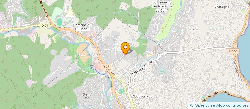 localisation de l'entreprise SCI DU PRE LEVET à SAINTE-MAXIME