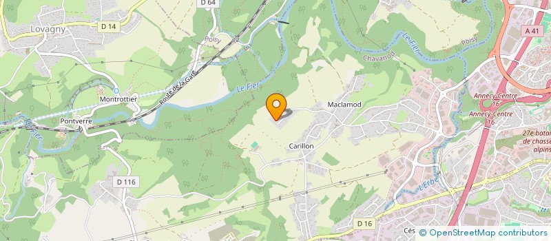 localisation de l'entreprise SCI DU PRE LONG  CHAVANOD