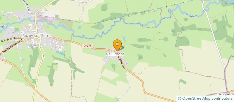 localisation de l'entreprise SCI DU PRE MARLE  RAILLIMONT
