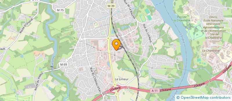 localisation de l'entreprise SCI DU PRE NIAN à LA CHAPELLE-SUR-ERDRE